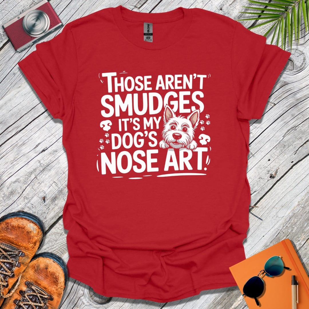 Dog Nose Art Westie T-Shirt