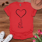 Elephant Blowing a Heart T-Shirt