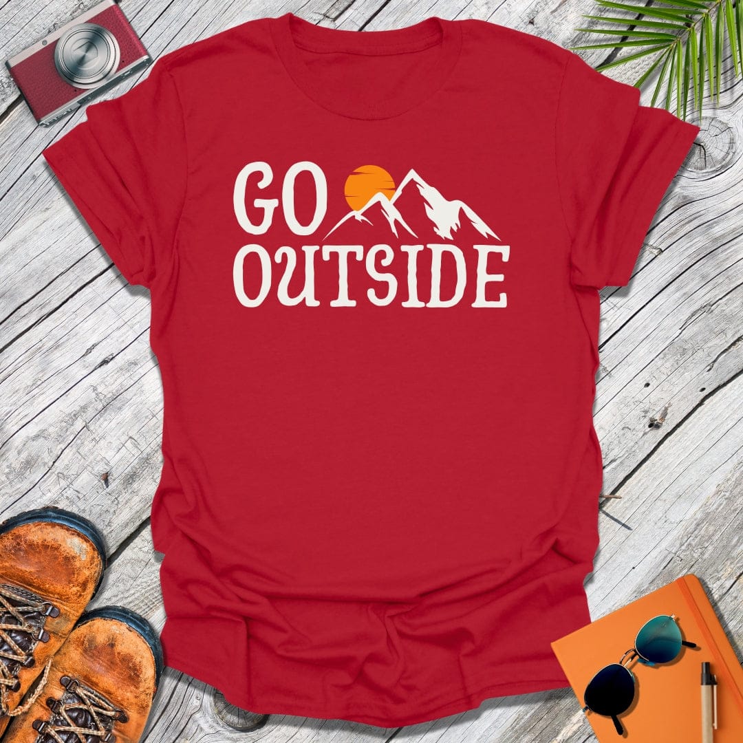 Go Outside Mountain T-Shirt
