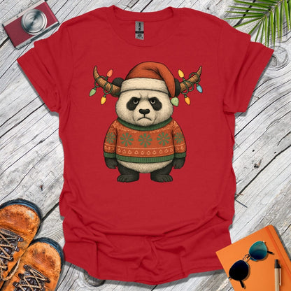 Grumpy Xmas Panda T-Shirt