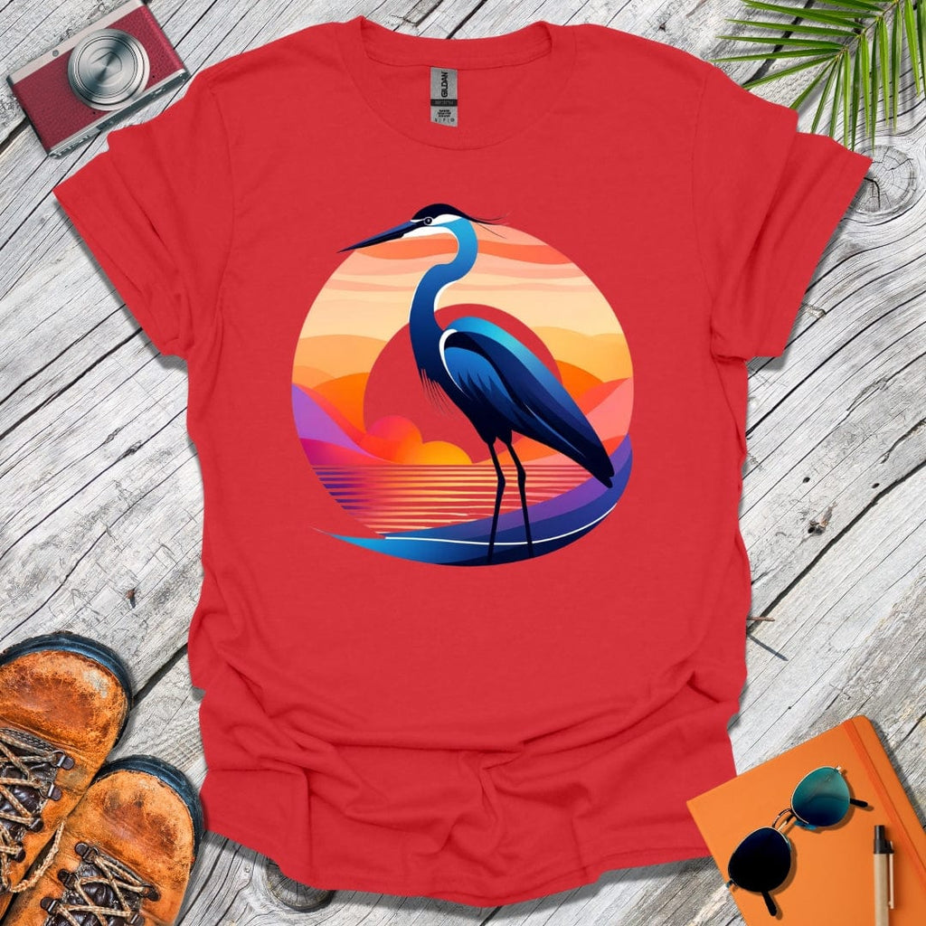 Heron Sunset T-Shirt