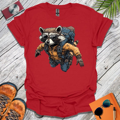 Freefalling Raccoon T-Shirt