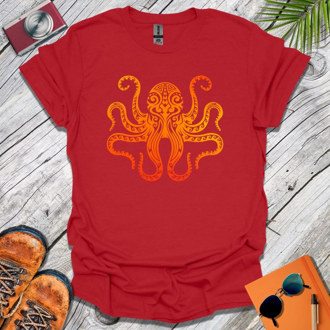 Sunset Octopus T-Shirt