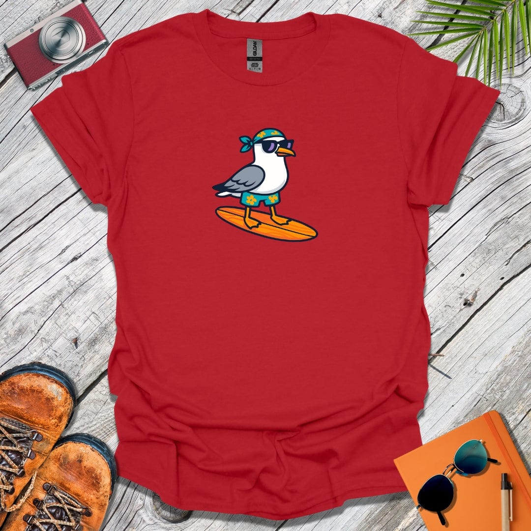 Surfing Seagull T-Shirt