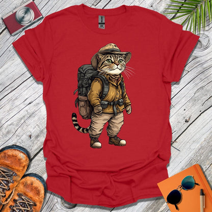 Explorer Tabby Cat T-Shirt