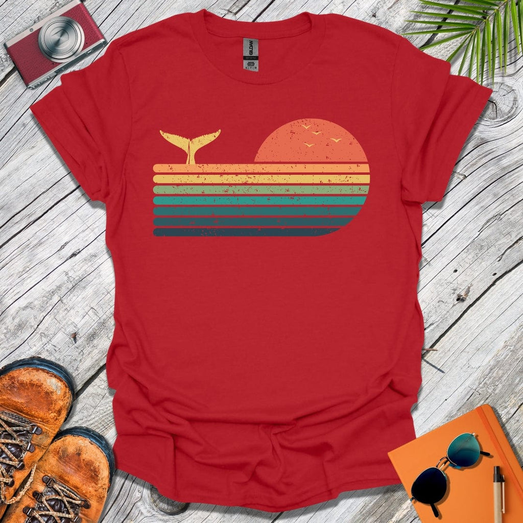 Whale Tail Sunset T-Shirt