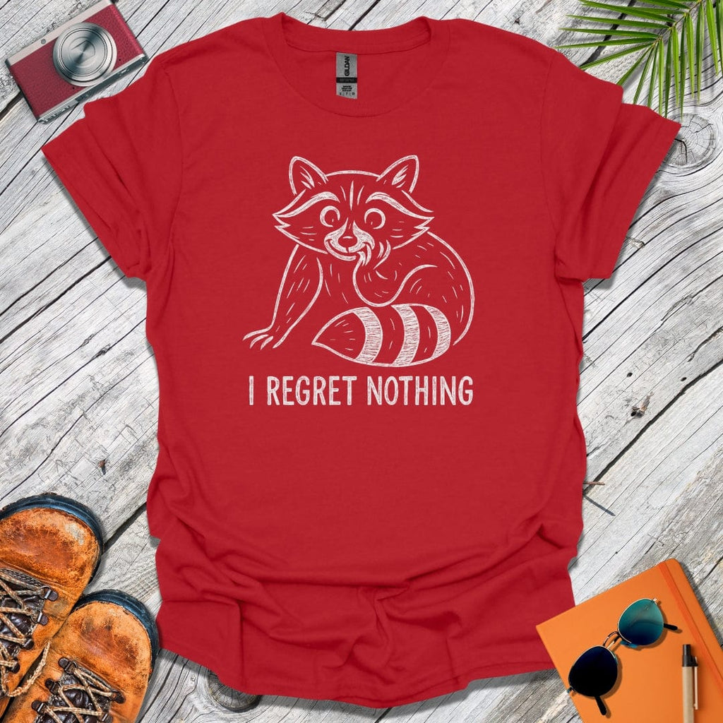 No Regrets Raccoon T-Shirt