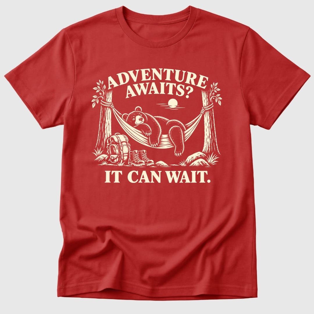 Red Adventure Can Wait - Mosaic Rhino