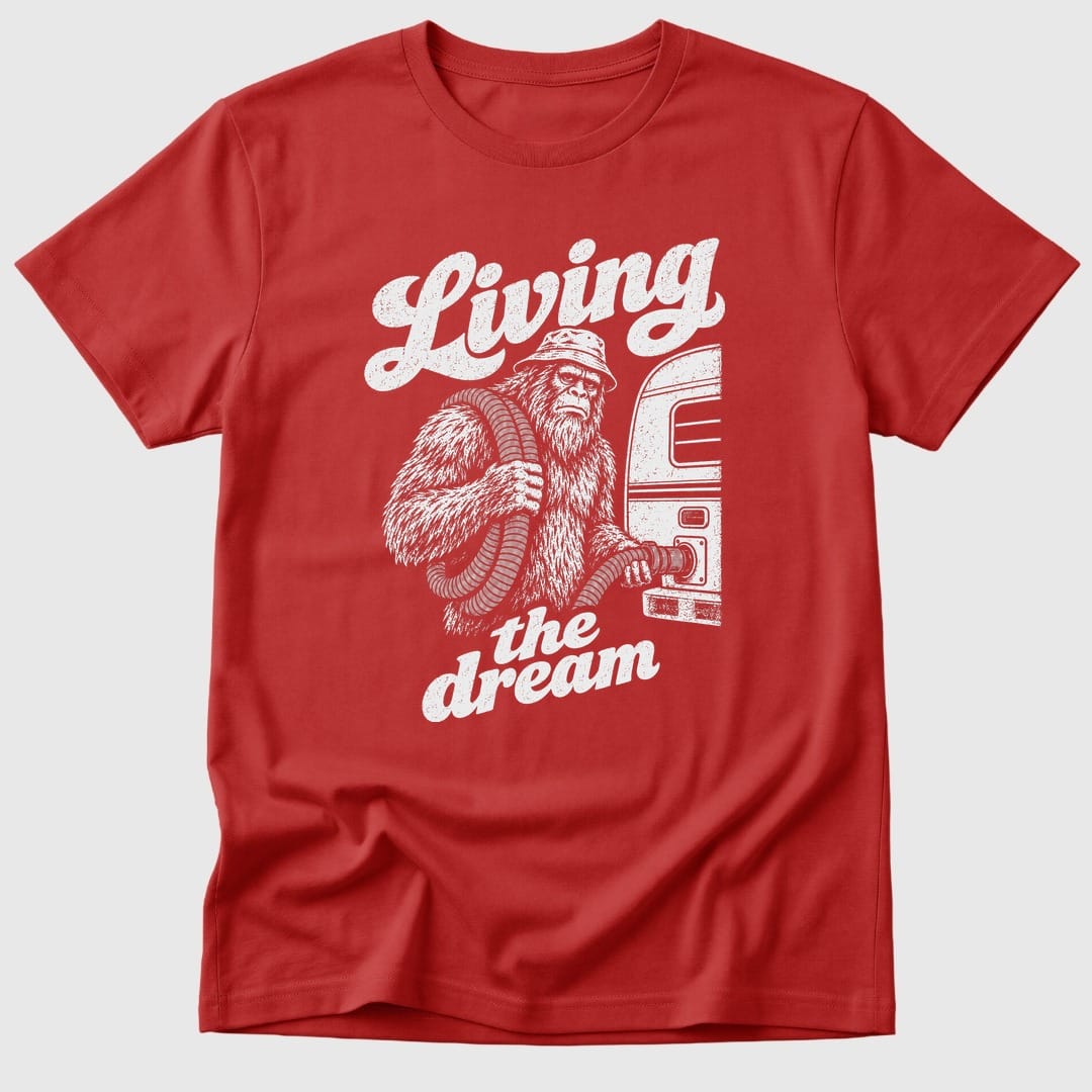 Red Bigfoot Living The Dream - Mosaic Rhino