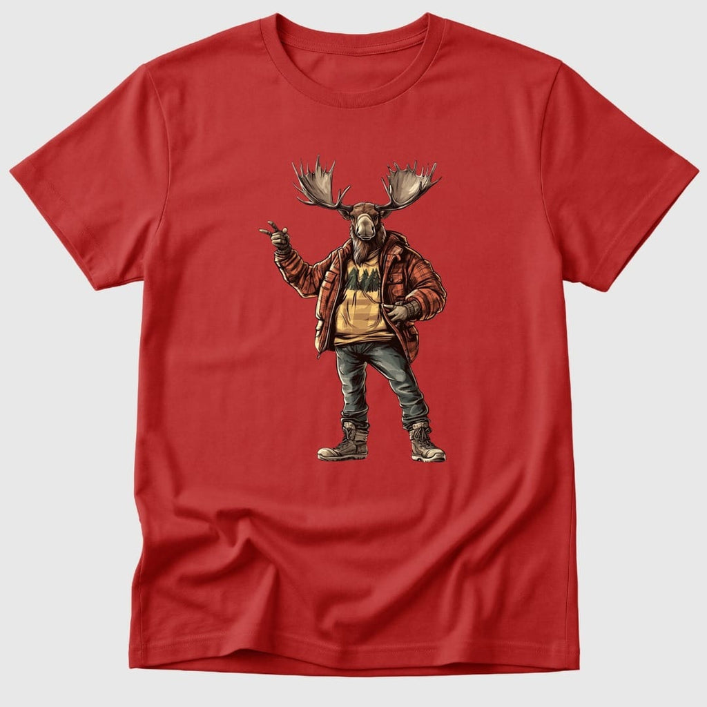Red Chilled Moose - Mosaic Rhino