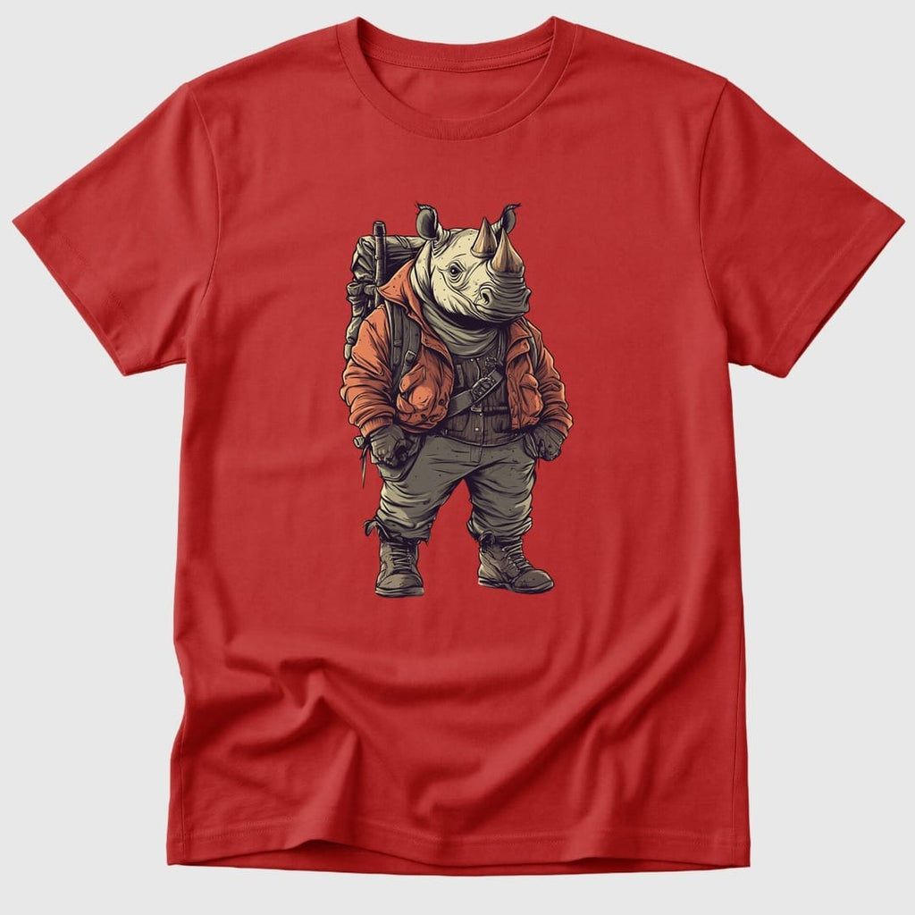 Red Explorer Rhino - Mosaic Rhino