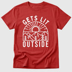 Red Gets Lit Outside - Mosaic Rhino