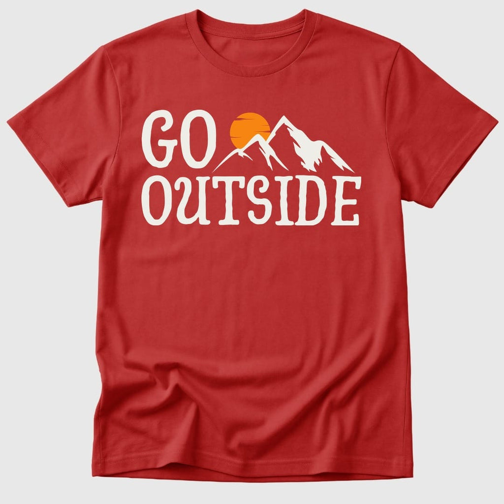 Red Go Outside Mountain - Mosaic Rhino