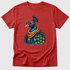 Red Goggled Peacock - Mosaic Rhino