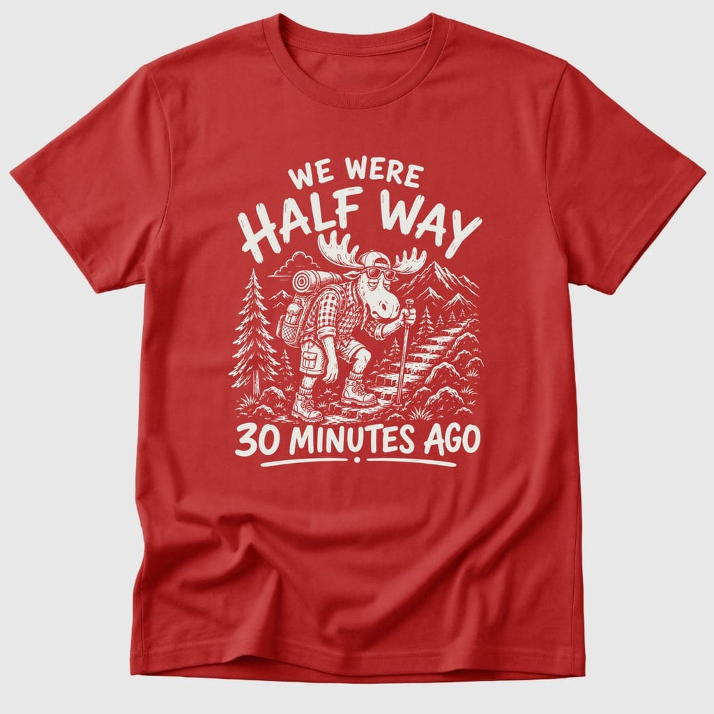 Red Half Way Moose - Mosaic Rhino