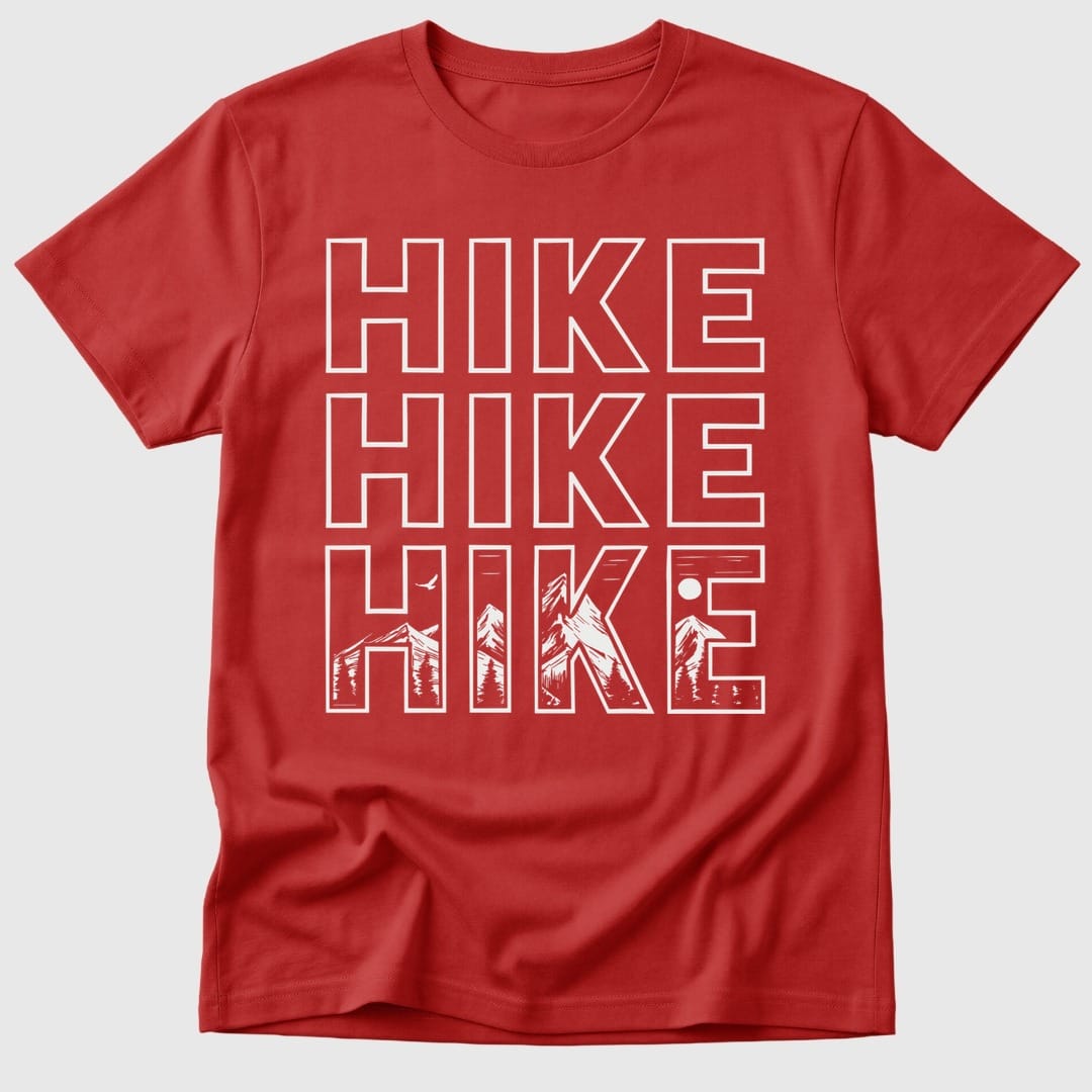 Red Hike 3 Times - Mosaic Rhino