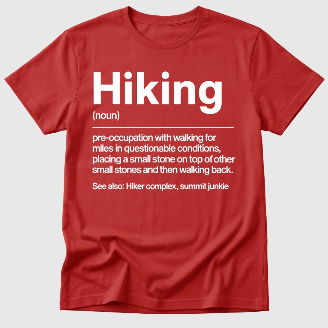 Red Hiking Defined - Mosaic Rhino
