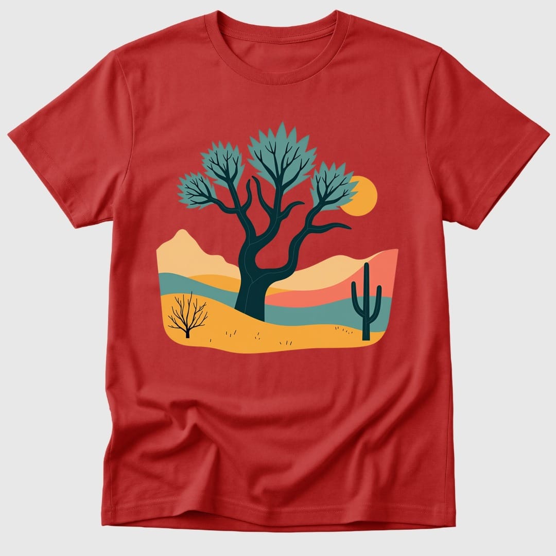 Red Joshua Tree - Mosaic Rhino