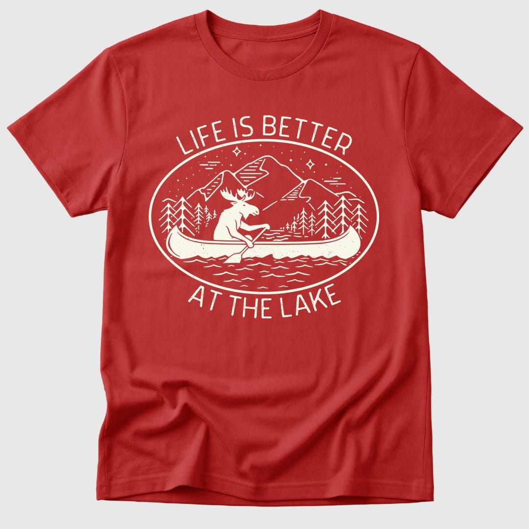Red Lake Life Is Better - Mosaic Rhino