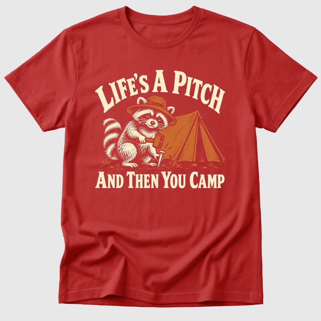 Red Life's A Pitch - Mosaic Rhino