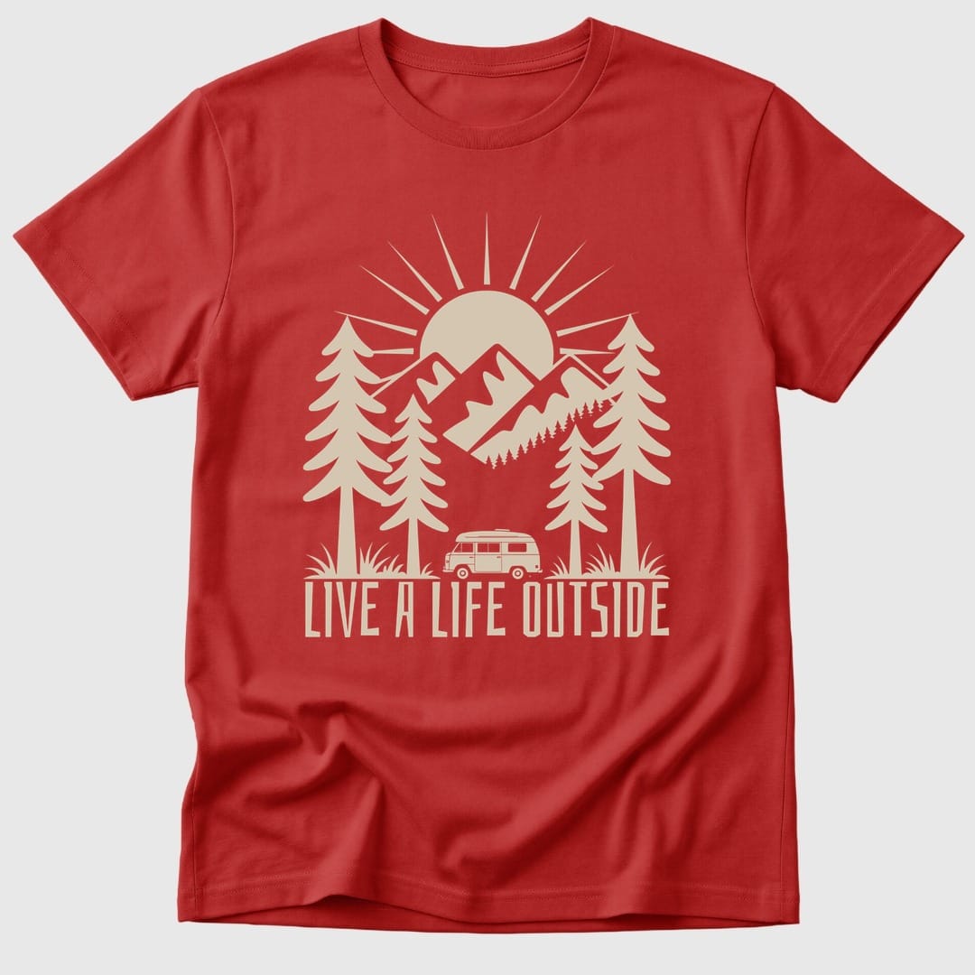 Red Live A Life Outside - Mosaic Rhino