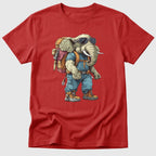 Red Mountain Elephant - Mosaic Rhino