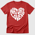 Red Nature Lover Heart - Mosaic Rhino
