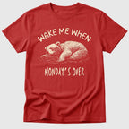 Red No Mondays Bear - Mosaic Rhino