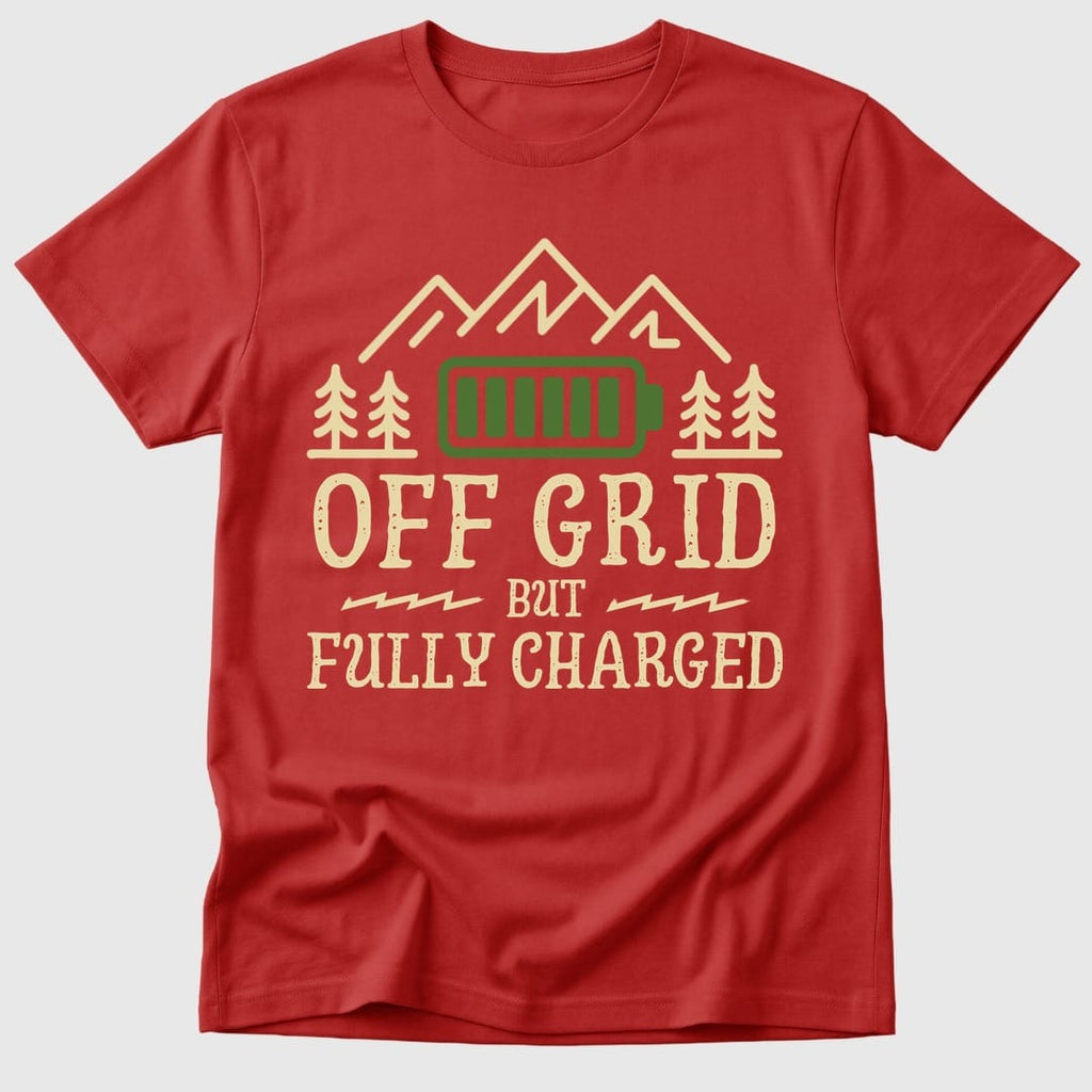 Red Off Grid Fully Charged - Mosaic Rhino