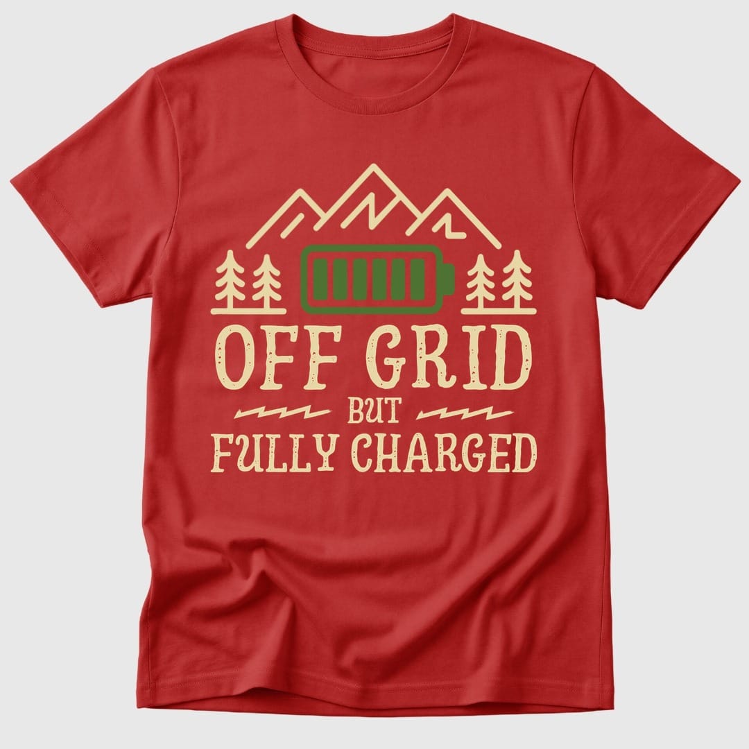 Red Off Grid Fully Charged - Mosaic Rhino