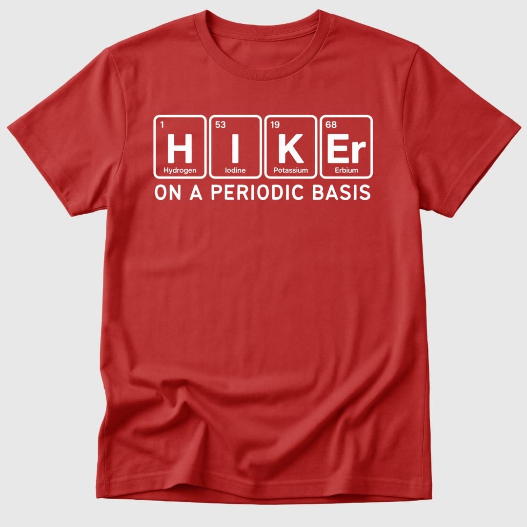 Red Periodic Hiker - Mosaic Rhino