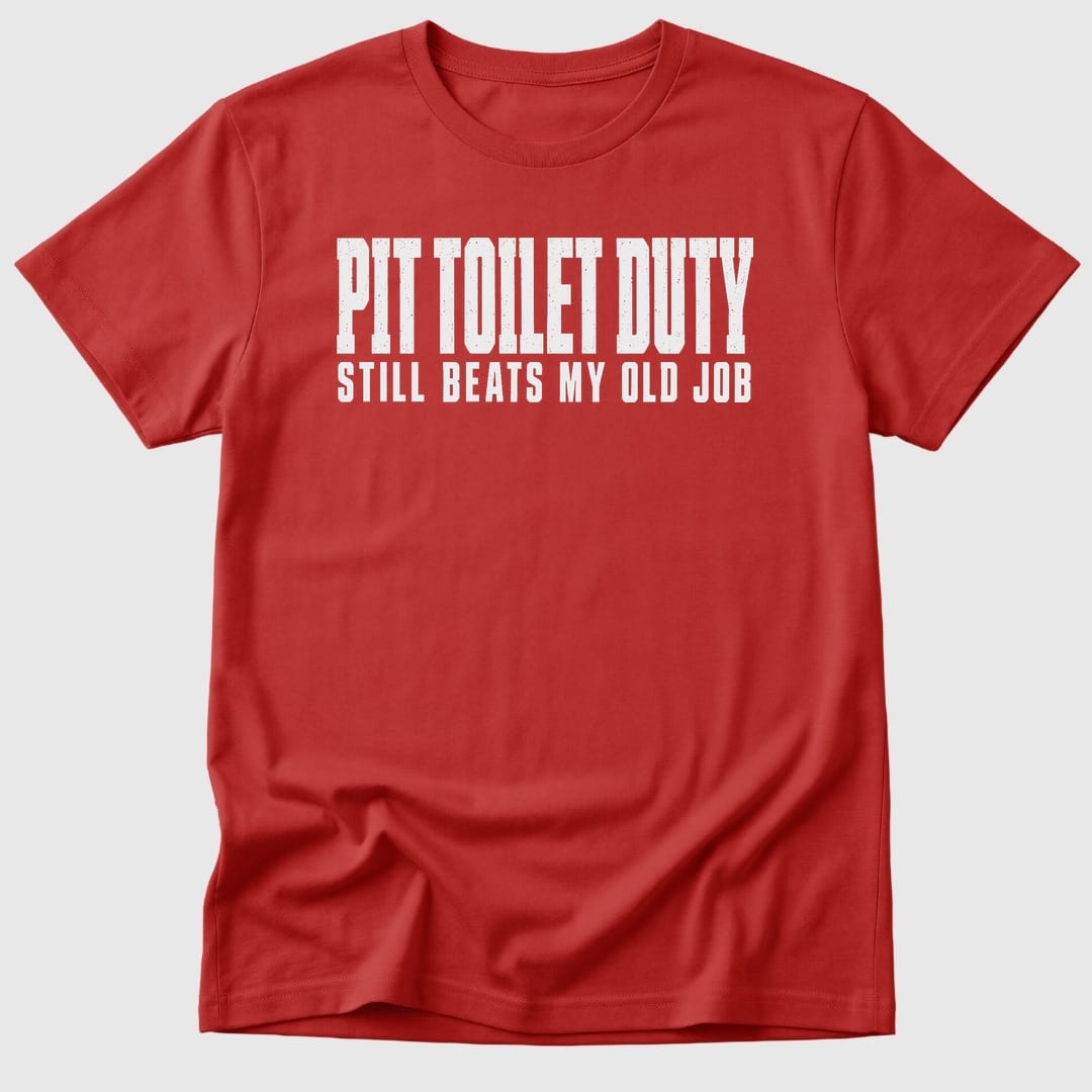 Red Pit Toilet Duty - Mosaic Rhino