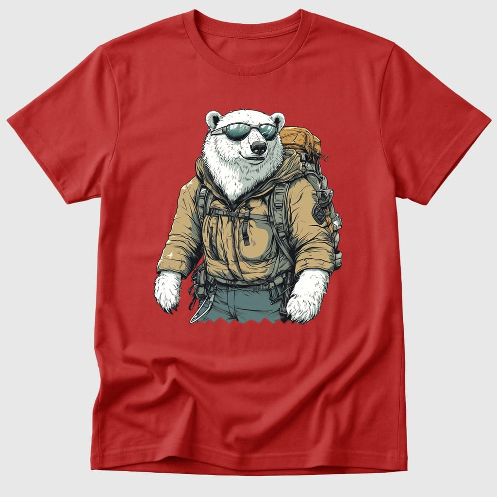 Red Polar Bear Trekker - Mosaic Rhino