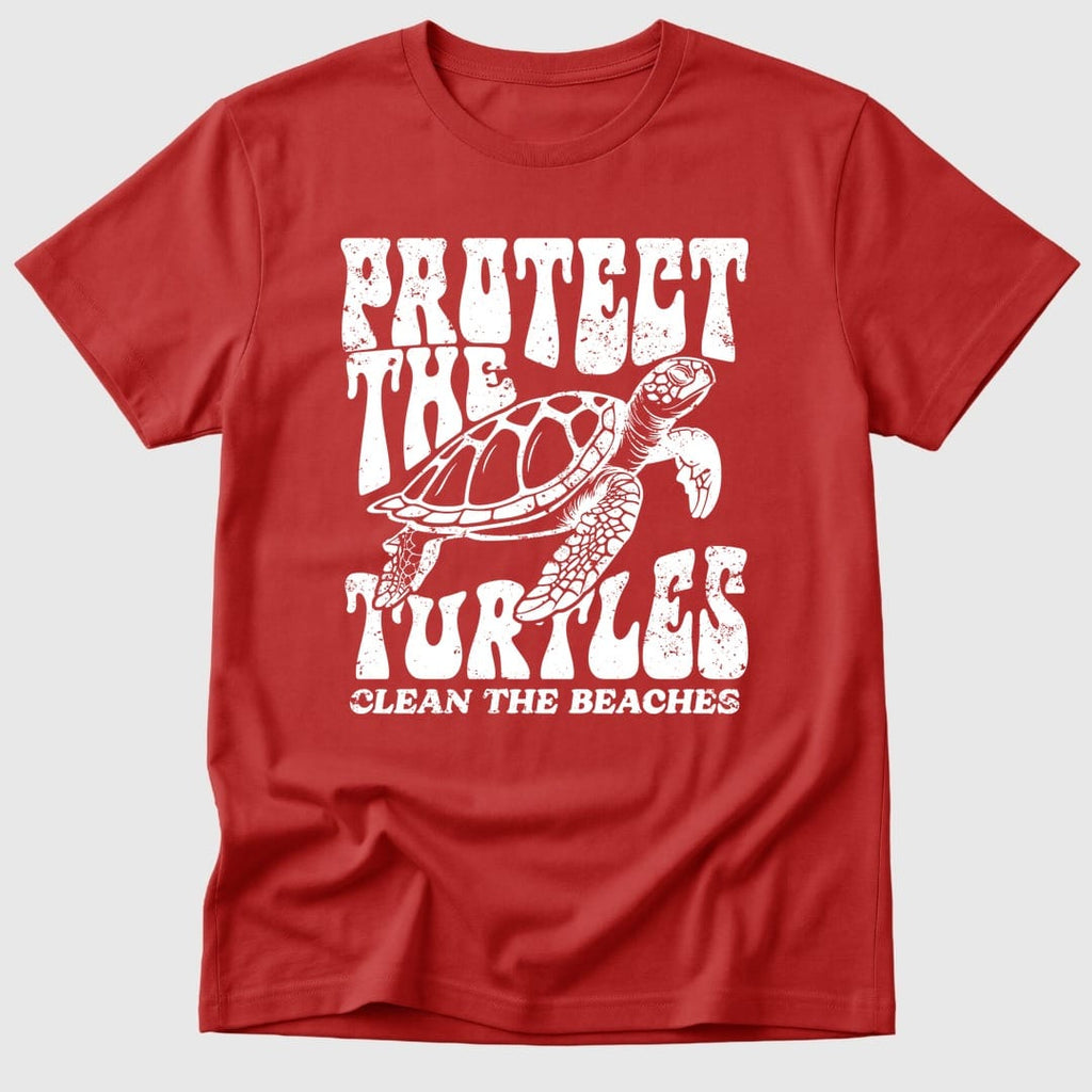 Red Protect The Turtles - Mosaic Rhino