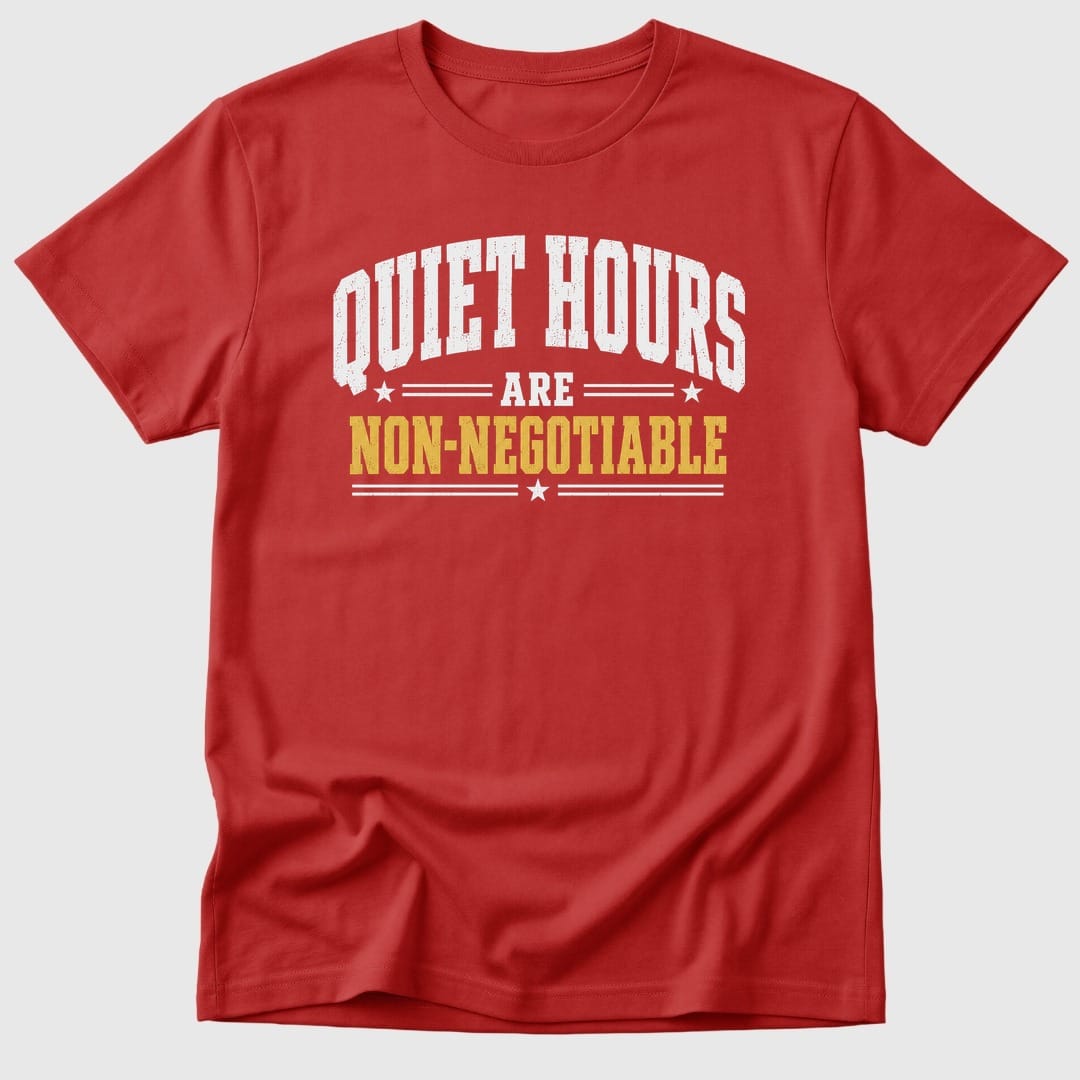 Red Quiet Hours - Mosaic Rhino