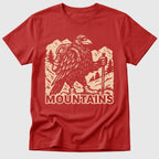 Red Raven In The Mountains - Mosaic Rhino