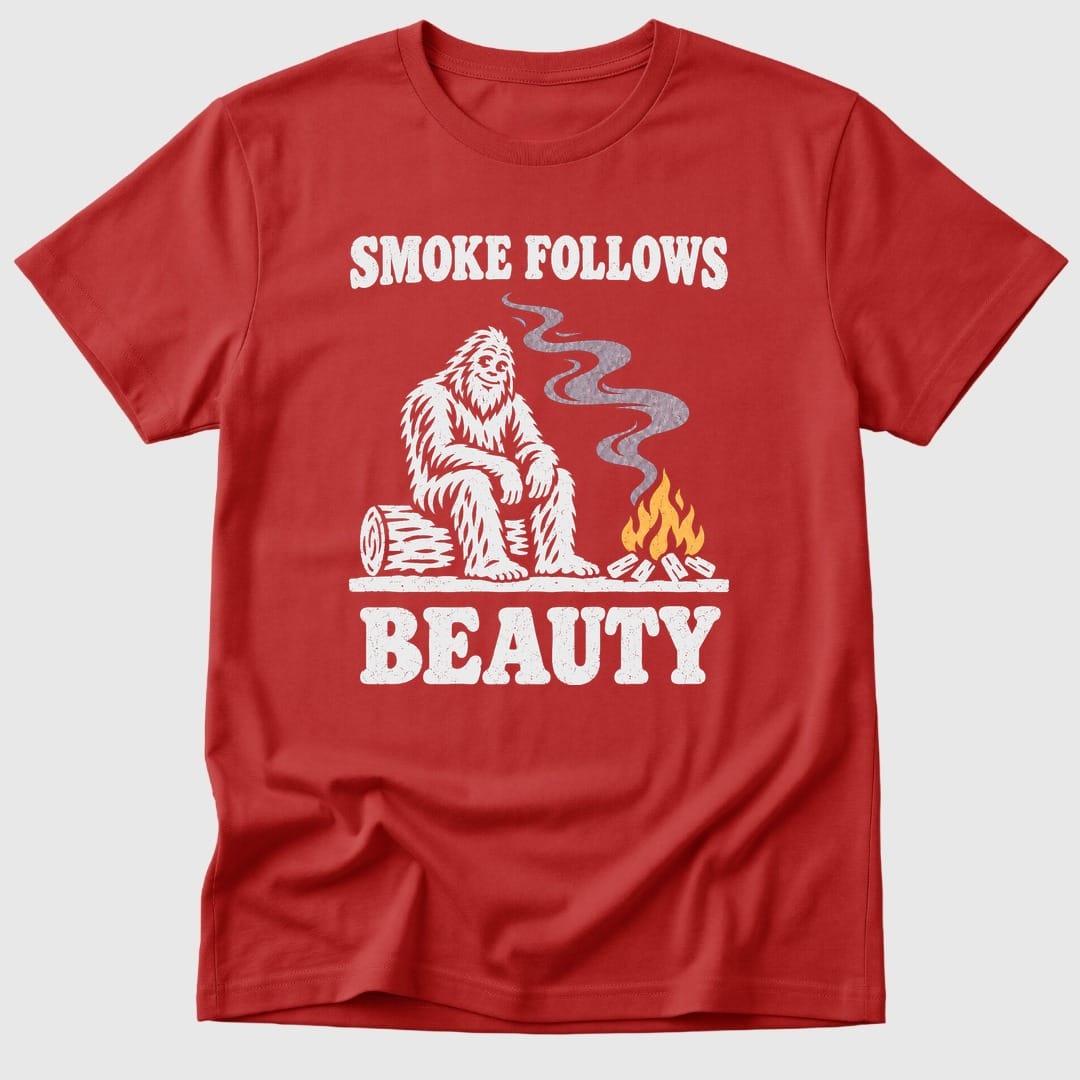 Red Smoke Follows Beauty - Mosaic Rhino