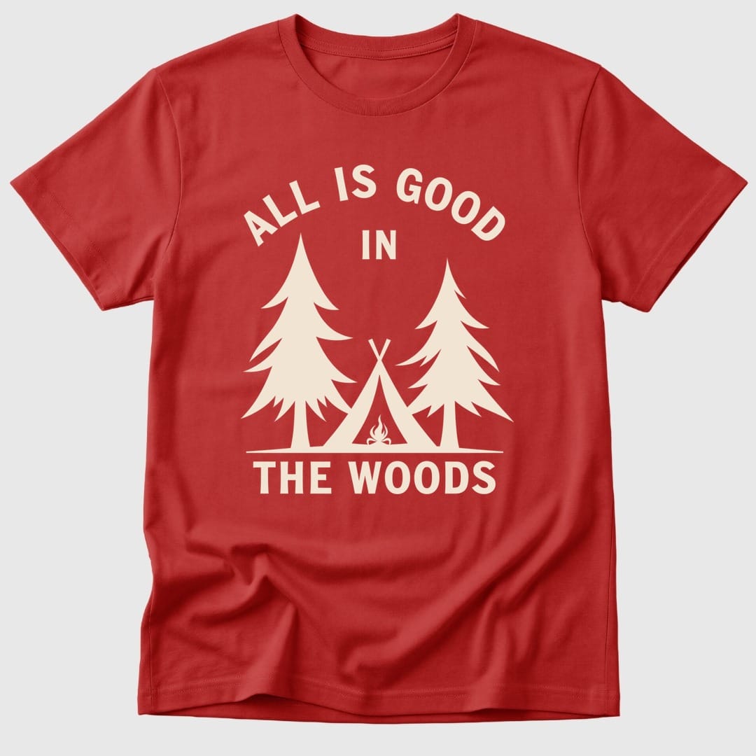 Red The Woods Are Good - Mosaic Rhino