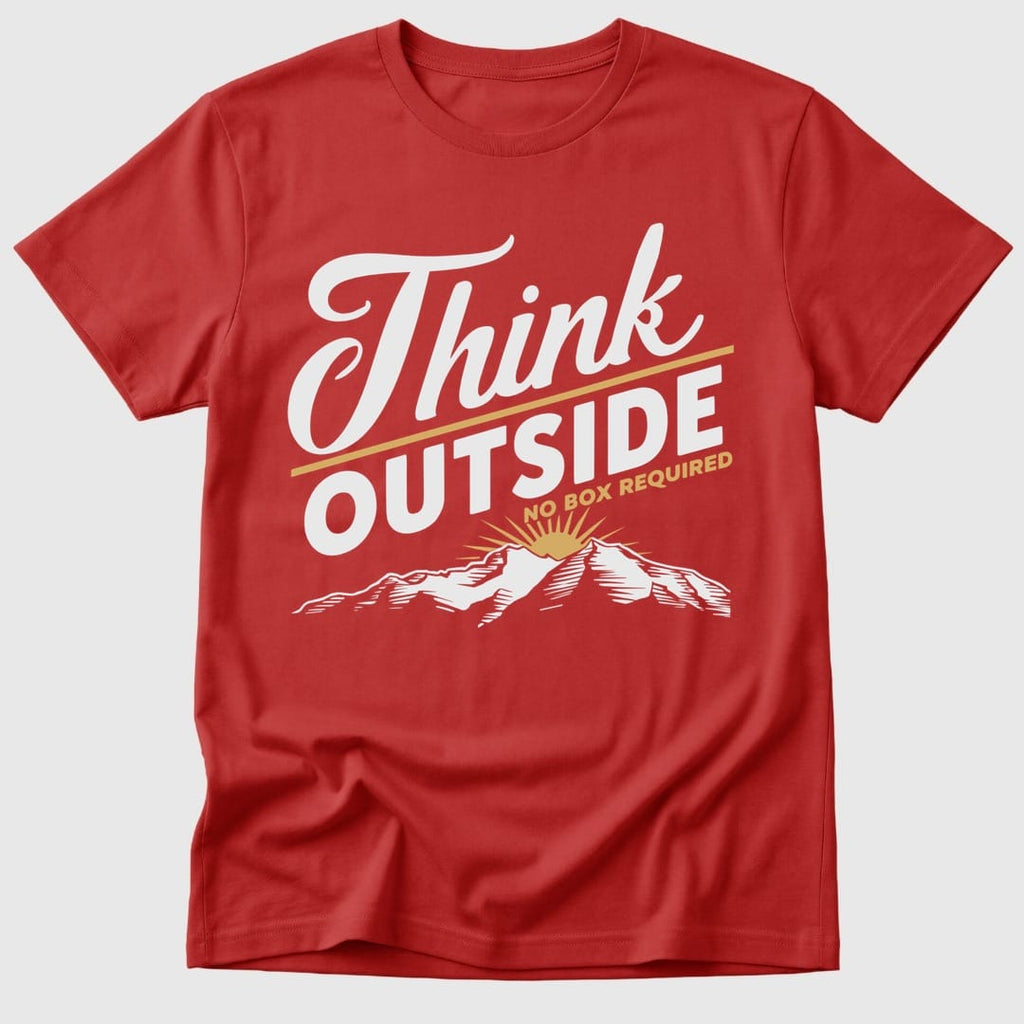 Red Think Outside - Mosaic Rhino