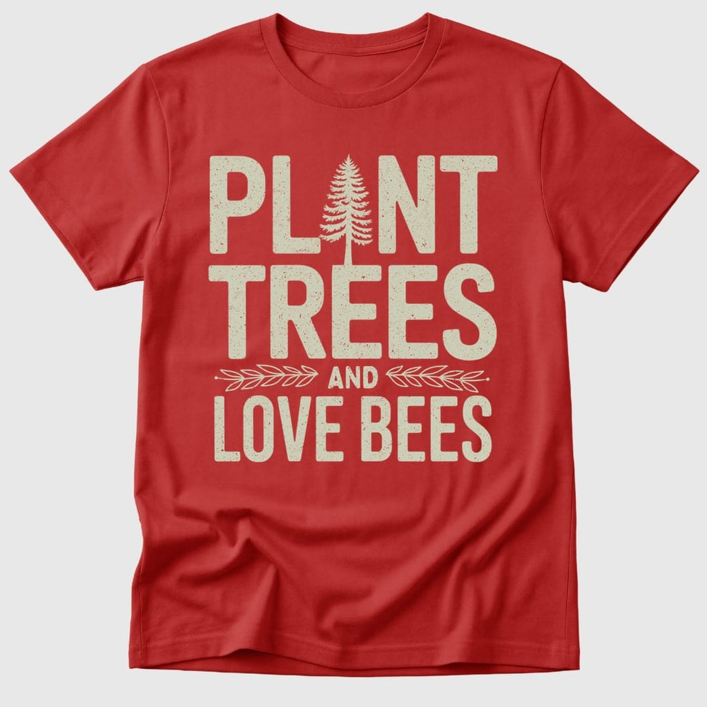 Red Trees & Bees - Mosaic Rhino