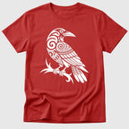 Red Tribal Crow - Mosaic Rhino