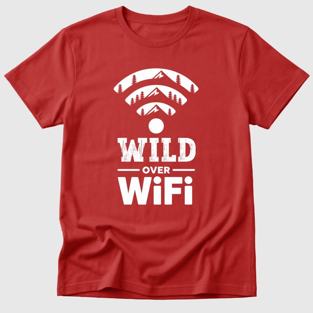 Red Wild Over WiFi - Mosaic Rhino