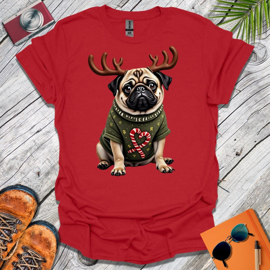 Festive Pug T-Shirt