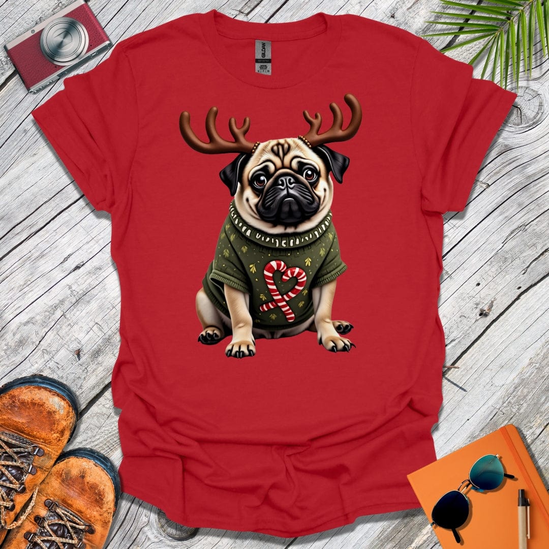 Festive Pug T-Shirt