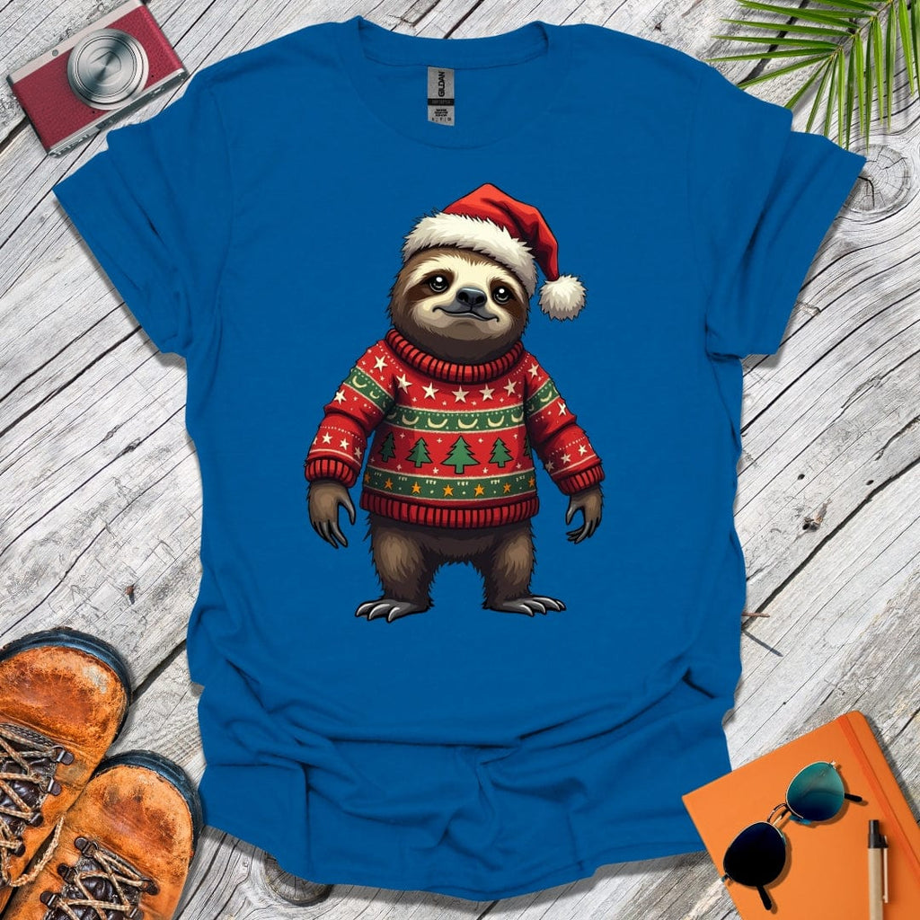 Surly Christmas Sloth T-Shirt
