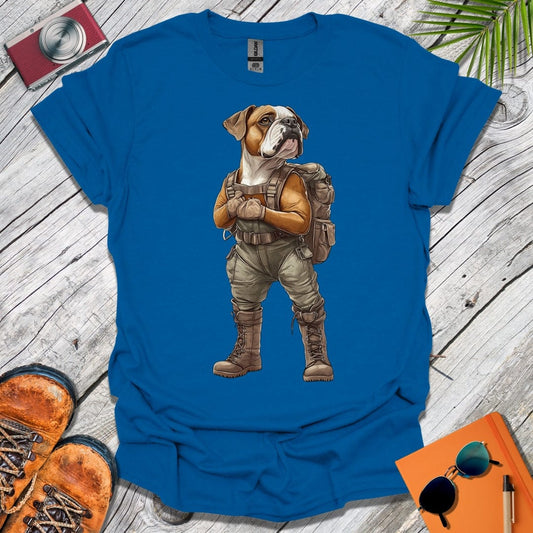 Explorer Boxer Dog T-Shirt