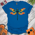 Flower Powered Dragonfly T-Shirt