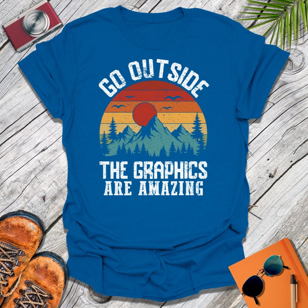 Go Outside Graphics T-Shirt