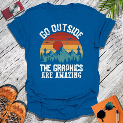Go Outside Graphics T-Shirt