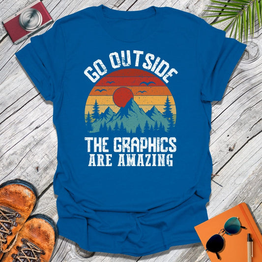 Go Outside Graphics T-Shirt